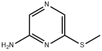 Pyrazinamine, 6-(methylthio)- (9CI), 3430-08-8, 结构式