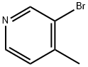 3-溴-4-甲基吡啶,3430-22-6,结构式