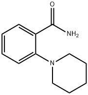 2-哌啶基苯甲酰胺, 3430-40-8, 结构式