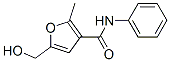 5-(Hydroxymethyl)-2-methyl-N-phenyl-3-furancarboxamide Struktur