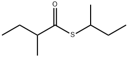 2-甲基硫代丁酸-S-(1-甲基丙基)酯 结构式