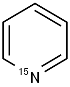 吡啶-15N, 34322-45-7, 结构式