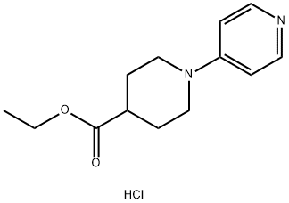 4-Piperidinecarboxylic acid, 1-(4-pyridinyl)-, ethyl ester, Monohydrochloride 结构式