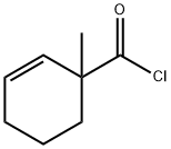 2-Cyclohexene-1-carbonyl chloride, 1-methyl- (9CI) Struktur