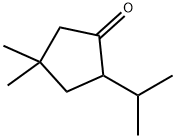 Cyclopentanone, 4,4-dimethyl-2-(1-methylethyl)- (9CI) 化学構造式