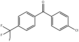 (4-chlorophenyl)(4-(trifluoroMethyl)phenyl)Methanone 结构式