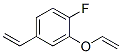 Benzene, 4-ethenyl-2-(ethenyloxy)-1-fluoro- (9CI) 结构式