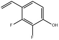 Phenol, 4-ethenyl-2,3-difluoro- (9CI), 343305-64-6, 结构式