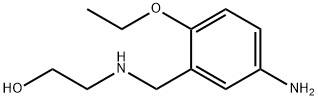 Ethanol, 2-[[(5-amino-2-ethoxyphenyl)methyl]amino]- (9CI) Struktur