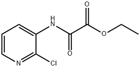 N-(2-chloro-pyridin-3-yl)-oxalamic acid ethyl ester Struktur
