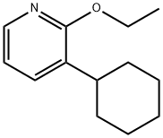 3-环己基-2-乙氧基吡啶 结构式