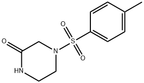 4-甲苯磺酰哌嗪-2-酮 结构式