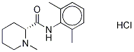 (R)-(-)-Mepivacaine monohydrochloride 结构式