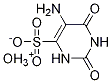 oxonium 5-amino-2,6-dioxo-1,2,3,6-tetrahydropyrimidine-4-sulfonate,343337-68-8,结构式