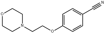 4-(2-MORPHOLIN-4-YLETHOXY)BENZONITRILE 结构式