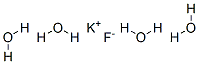 Potassium fluoride tetrahydrate Structure