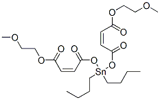 2-methoxyethyl (Z,Z)-11,11-dibutyl-6,9,13-trioxo-2,5,10,12-tetraoxa-11-stannahexadeca-7,14-dien-16-oate Structure