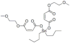 2-methoxyethyl (Z,Z)-11,11-dibutyl-6,9,13-trioxo-2,5,10,12-tetraoxa-11-stannahexadeca-7,14-dien-16-oate,34349-21-8,结构式