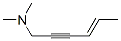4-Hexen-2-yn-1-amine,N,N-dimethyl-,(4E)-(9CI),343587-37-1,结构式
