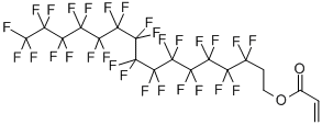 3,3,4,4,5,5,6,6,7,7,8,8,9,9,10,10,11,11,12,12,13,13,14,14,15,15,16,16,16-nonacosafluorohexadecyl acrylate Struktur