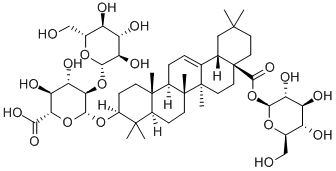 人参皂苷RO,34367-04-9,结构式