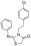 3-[2-(4-Chlorophenyl)ethyl]-2-(phenylimino)-4-thiazolidinone|