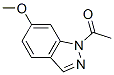 1H-Indazole,  1-acetyl-6-methoxy-  (9CI) Struktur