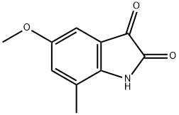 7-METHYL-5-METHOXY ISATIN, 343774-48-1, 结构式