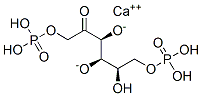 D-フルクトース-1,6-ビスりん酸/カルシウム 化学構造式