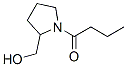 2-Pyrrolidinemethanol,  1-(1-oxobutyl)-  (9CI) Structure