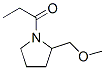 Pyrrolidine,  2-(methoxymethyl)-1-(1-oxopropyl)-  (9CI) Struktur