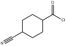 Cyclohexanecarbonyl chloride, 4-cyano- (9CI) Struktur