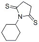 2,5-Pyrrolidinedithione,  1-cyclohexyl- Struktur