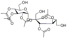 2,3,3',4,4'-penta-O-acetylsucrose,34382-02-0,结构式