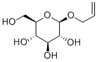 2-プロペニルβ-D-グルコピラノシド 化学構造式