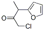 2-Butanone,  1-chloro-3-(2-furanyl)- Structure