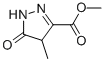 1H-Pyrazole-3-carboxylicacid,4,5-dihydro-4-methyl-5-oxo-,methylester(9CI) Structure