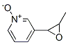 Pyridine, 3-(3-methyloxiranyl)-, 1-oxide (9CI) Structure