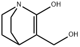 1-Azabicyclo[2.2.2]oct-2-ene-3-methanol, 2-hydroxy- (9CI) Struktur