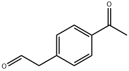 Benzeneacetaldehyde, 4-acetyl- (9CI) Structure