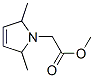 1H-Pyrrole-1-aceticacid,2,5-dihydro-2,5-dimethyl-,methylester(9CI),343866-37-5,结构式