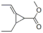 Cyclopropanecarboxylic acid, 2-ethyl-3-ethylidene-, methyl ester (9CI) 化学構造式