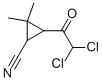 Cyclopropanecarbonitrile, 3-(dichloroacetyl)-2,2-dimethyl- (9CI) Structure