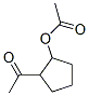 Ethanone, 1-[2-(acetyloxy)cyclopentyl]- (9CI) 化学構造式