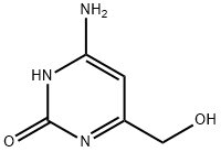 2(1H)-Pyrimidinone, 4-amino-6-(hydroxymethyl)- (9CI) Structure