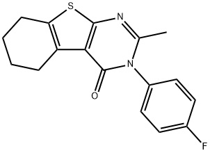 34387-08-1 3-(4-Fluorophenyl)-5,6,7,8-tetrahydro-2-methyl[1]benzothieno[2,3-d]pyrimidin-4(3H)-one