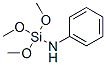 (trimethoxysilyl)aniline Structure