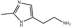 2-(2-甲基-1H-咪唑-5-基)乙烷-1-胺, 34392-54-6, 结构式