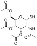 2-ACETAMIDO-2-DEOXY-3,4,6-TRI-O-ACETYL-1-THIO-D-GLUCOPYRANOSE,343925-61-1,结构式