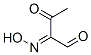 Butanal, 2-(hydroxyimino)-3-oxo- (9CI) Struktur